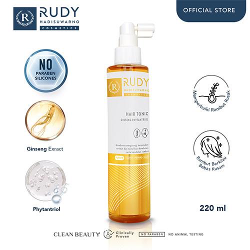 Rudy Hadisuwarno Cosmetics Hair Tonic Ginseng Phytantriol 220 ml 4