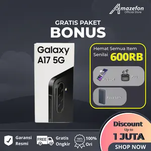 Samsung Galaxy A17 5G 4G 8/256 8/128GB [FREE ADAPTER 25W] Garansi Resmi Samsung Indonesia