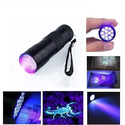 Đèn kiểm tra, UV Violet 395 NM, Đèn pin LED siêu mới, Đèn pin Đèn Đen, Đèn kiểm tra