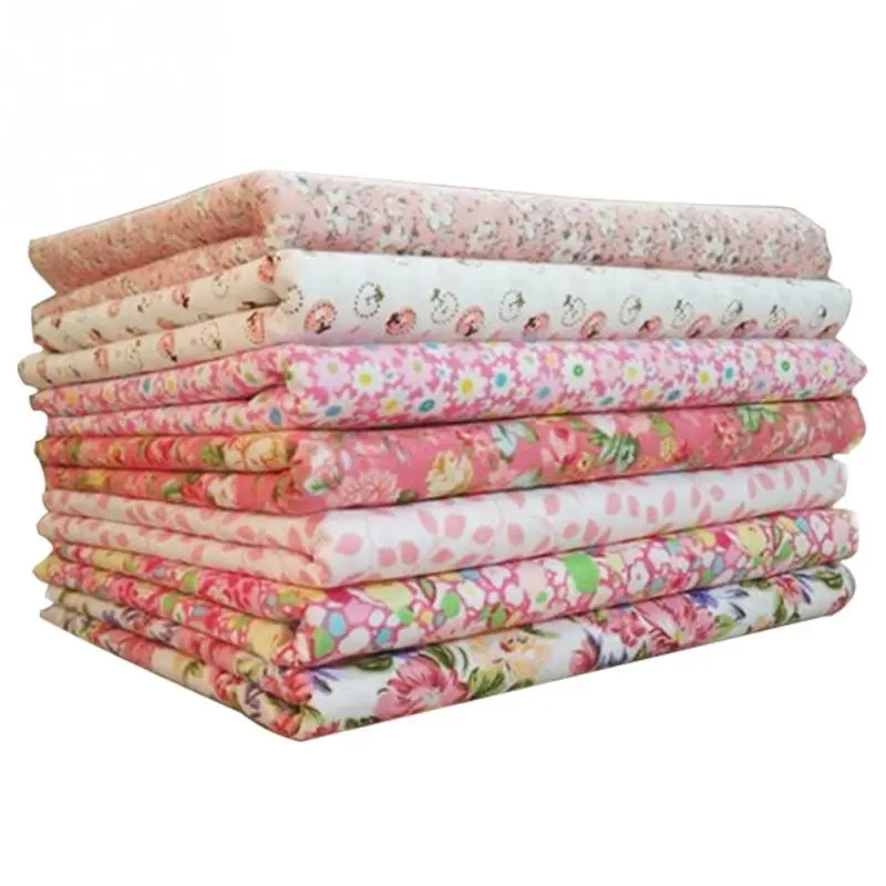 Vải Bông Tự Vá, Tr.Q, 7 Chiếc, 25cmx25cm, In Hoa, Vải May Vá, Vải Chần Bông 2