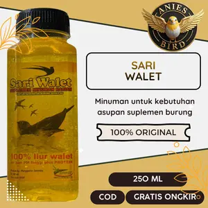 Sari Walet 250ml Suplemen Vitamin Minuman Nutrisi Penggacor Semua Burung Kicau