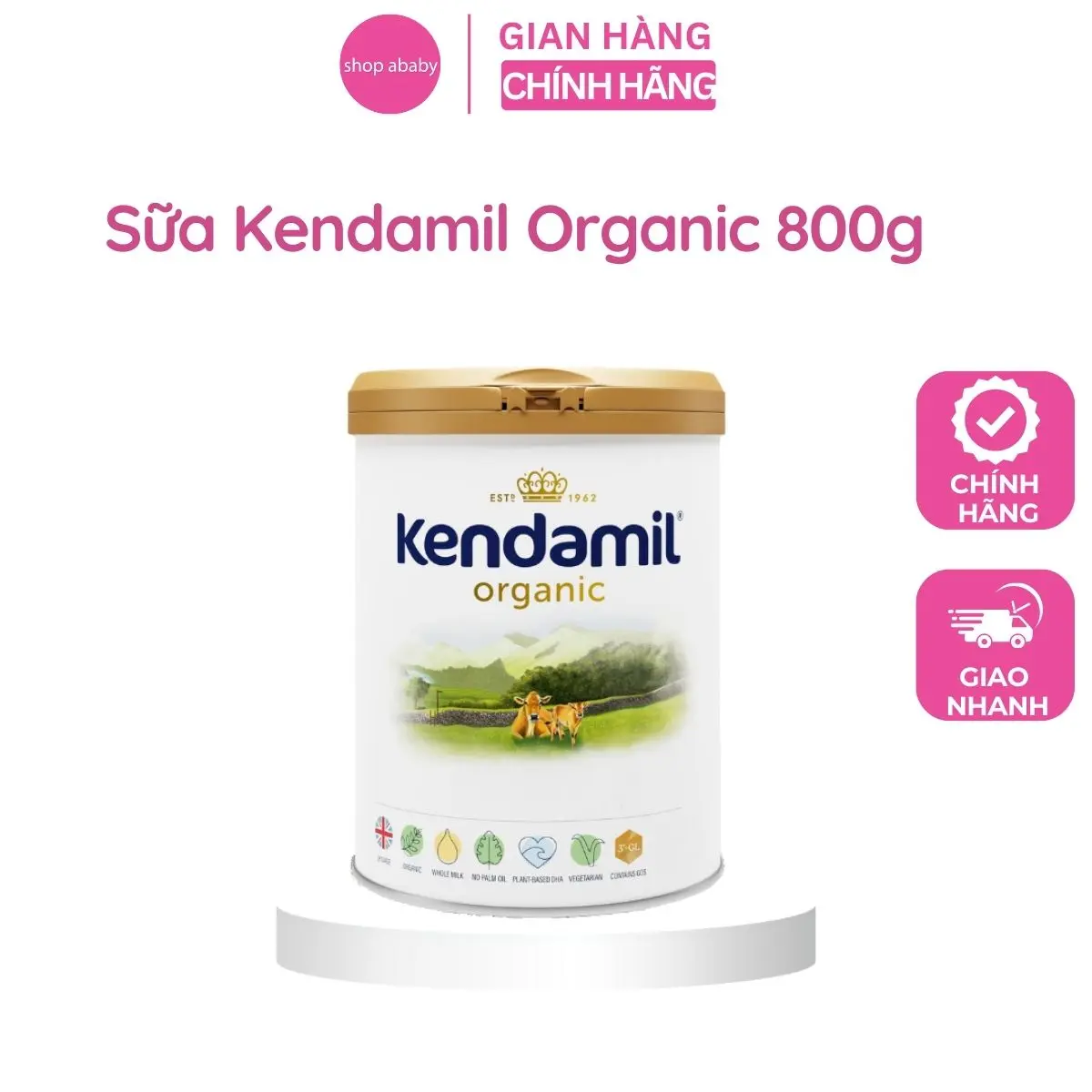 SCT bột tăng trưởng Kenda mil organic 800g