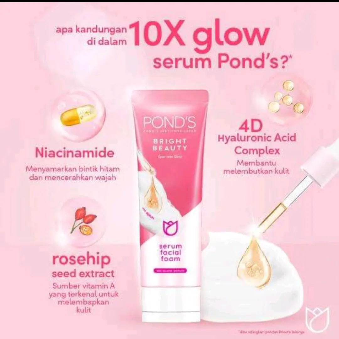 FACIAL WASH PONDS DENGAN SERUM BPOM