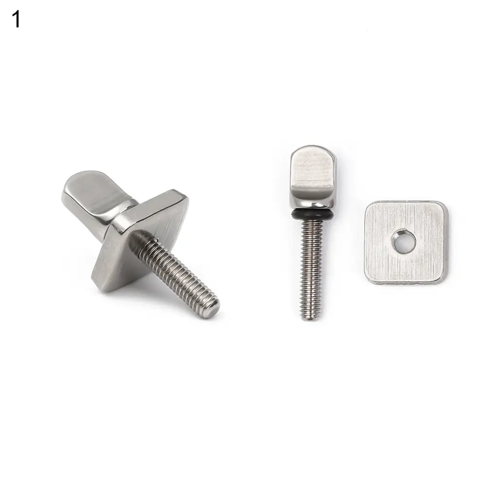 1/2pcs Longboard Kit Water Sports Multi Tool Stainless Steel Fins Plate Replacement Boat Accessories Surfboard Fin Screw