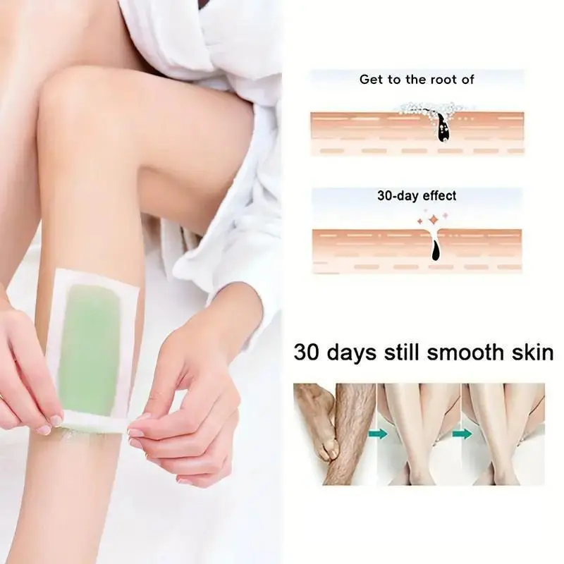 New Hair Removal Wax Paper, Suitable for Removing Leg Hair, Armpit Hair, Hand Hair, And Double-Sided Hair Removal Paper for Both Men and Women