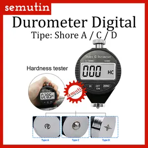 Durometer Digital Shore A C D / Hardness Tester / Alat Ukur Kekerasan Material Kulit Karet Plastik