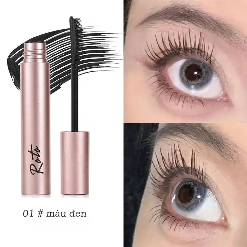 Mascara Mặt Trời Nhỏ Roto, Uốn Cong Dài, Tạo Kiểu Lâu Trôi, Chống Nhòe, Chống Lem, Không Thấm Nước, Chống Mồ Hôi, Bán Buôn, Trang Điểm Nữ Cosmetic Mỹ Phẩm Women Thùng Khẩu 5