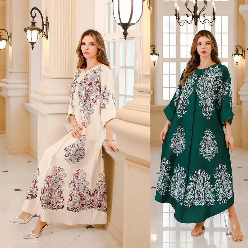 Trang phục phụ nữ Hồi giáo, Dubai Trkiye abaya, Áo choàng đính cườm, Quần áo nữ