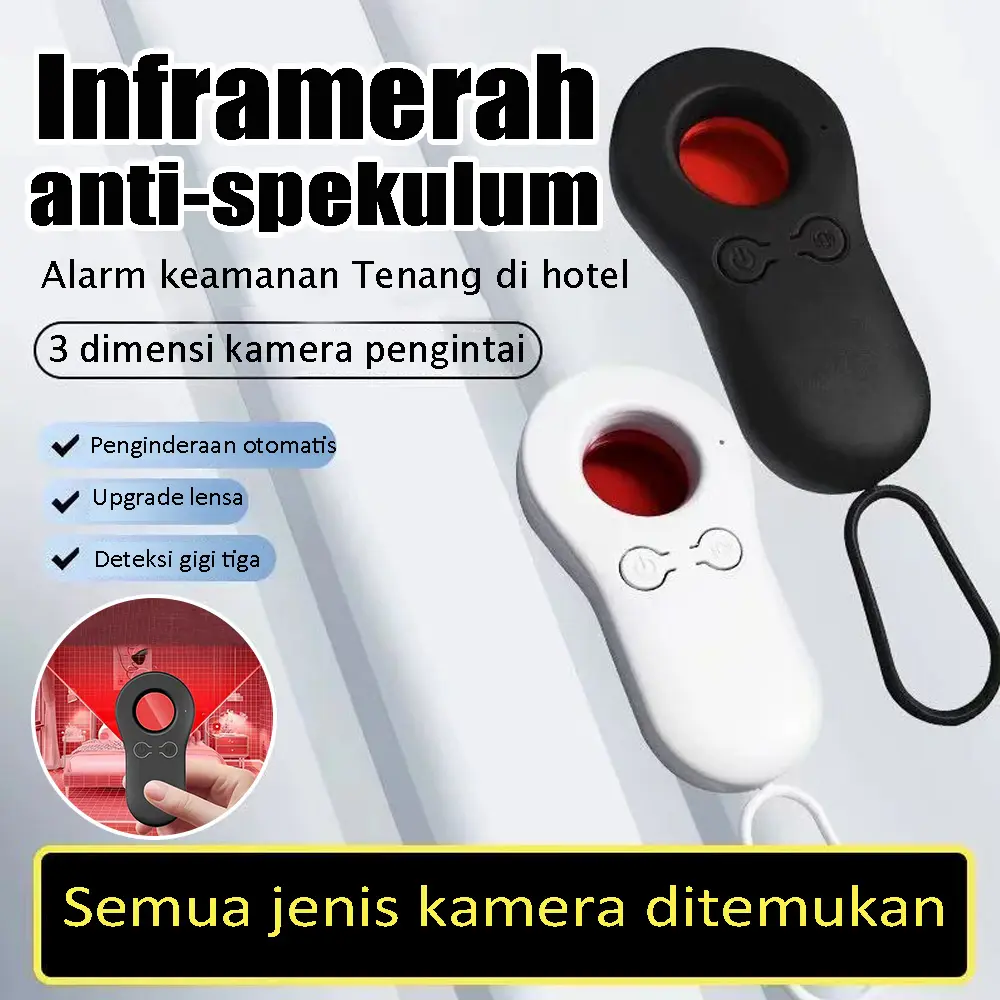 Pencari Sinyal Frekuensi RF & Detektor Kamera Tersembunyi Non-Kabel – Alat Keamanan Ruangan & Anti Penyadapan Berbahan Inframerah untuk Indonesia