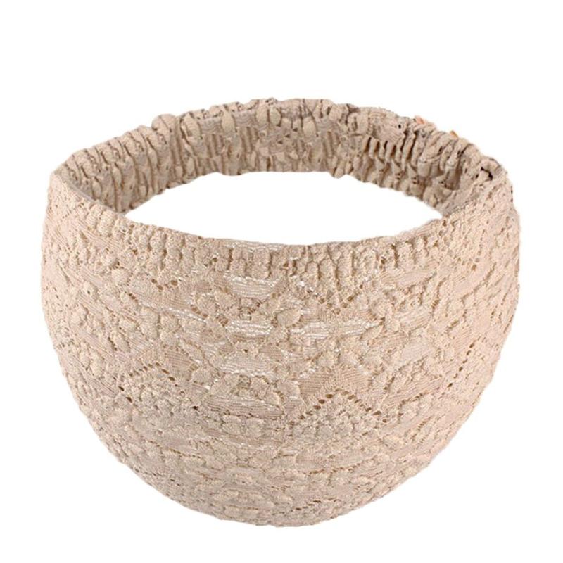 Băng Đô Hoa Lưới Chống Trượt, Phong Cách Thanh Lịch, Bờm Tóc, Phong Cách Hàn Quốc, Băng Đô Ren, Phụ Kiện Đội Đầu, Co Giãn, Quấn Đầu Bên Rộng, Thích Hợp Cho Bé Gái 5