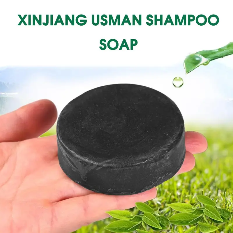 Xà Phòng Dầu Gội Usman Tân Cương, Xà Phòng Gội Đầu Đa Hoa Polygonum, Xà Phòng Thủ Công Nhân Sâm, Xà Phòng Chăm Sóc Tóc Tóc Màu Đen, Giá Thấp Nhất 6