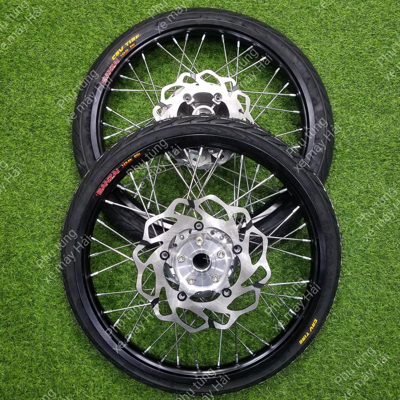 Bánh Căm EXCITER 150 FULL vỏ ruột CRV 60/70 Sản Phẩm Tương Thích Với Các Dòng Xe YAMAHA EXCITER 150 Và 155 HTH01 MSP 0040