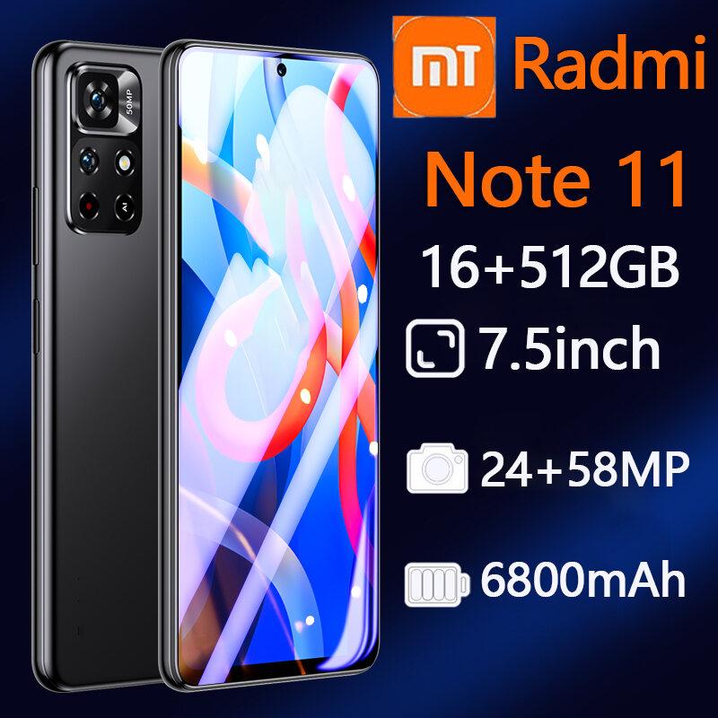 COD.รีวิวของแท้ 100%【รับประกัน 1 ปี】 100% Radmi Note11 Pro โทรศัพท์ ...