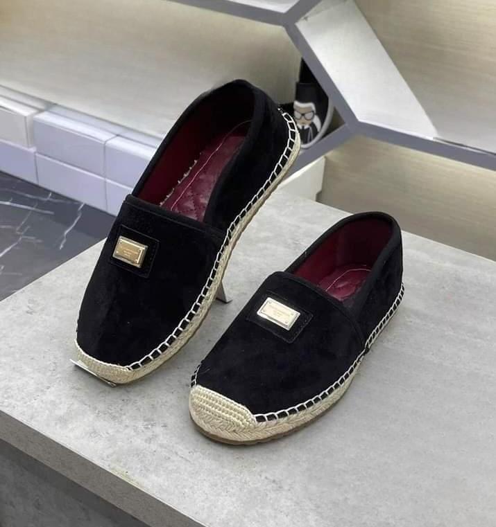 Giày Lười Cói có Mác Vuông Lót Đỏ siêu cấp dành cho Boy phố Giày Đế cói nam thời trang Shoes