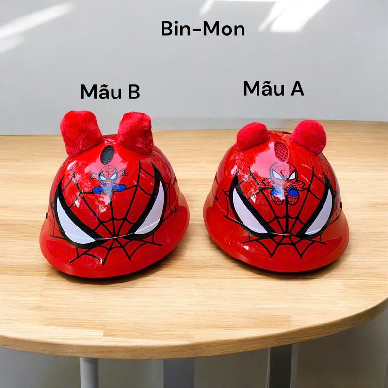 Product Introduction of Nón bảo hiểm Spiderman cho bé 4-8 tuổi vành mũ tròn siêu nhẹ Phụ Kiện Đội Đầu 9