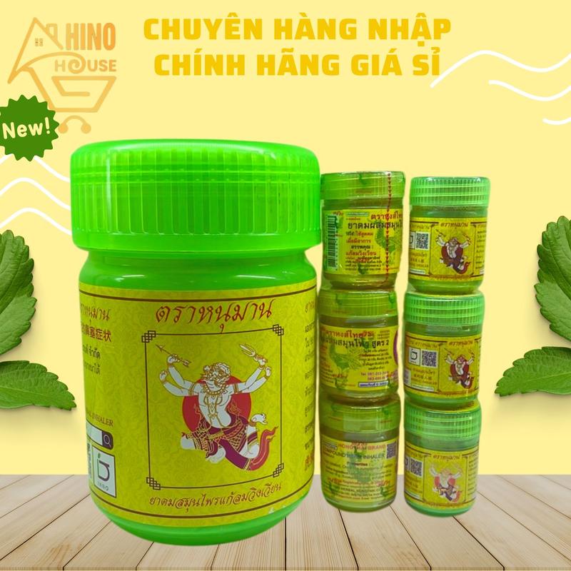 Hũ Hít Hongthai - Ống Hít Mũi Hongthai Nội Địa Thái Lan- Hinohouse