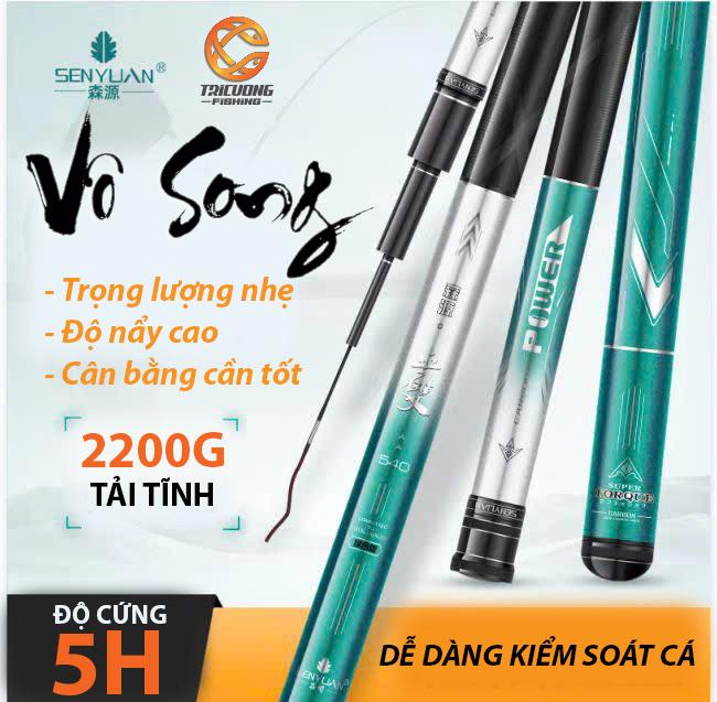 Cần câu đài Vô Song (KHÔNG KÈM NGỌN PHỤ) bản tổng hợp câu rô , trắm trắng , chép  - Trí Cường Fishing