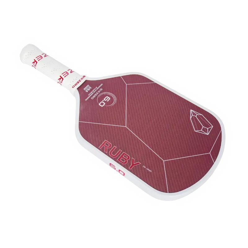 Vợt Pickleball Six Zero Ruby 16mm - Công Nghệ Carbon Fusion Edge - Thiết Kế Khí Động Học và Tối Ưu Hóa Hiệu Suất - Cân Bằng Hoàn Hảo Cho Trải Nghiệm Chơi Vượt Trội 5