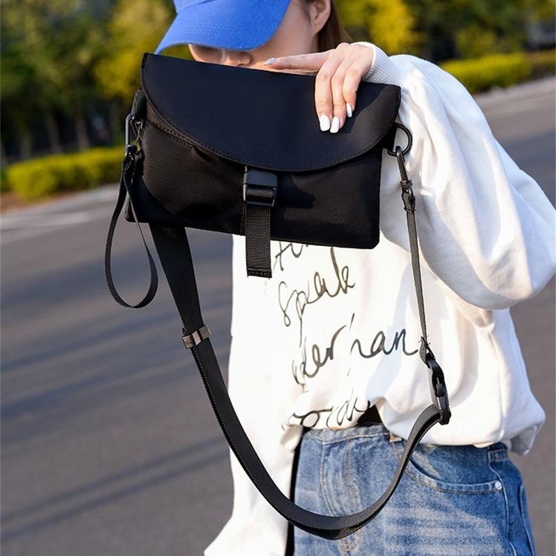 Product Introduction of Men Nylon Chest Pack Cellphone Pouch Outdoor Sports Cross-body Bag Casual Running Cycling Sling Bag 14