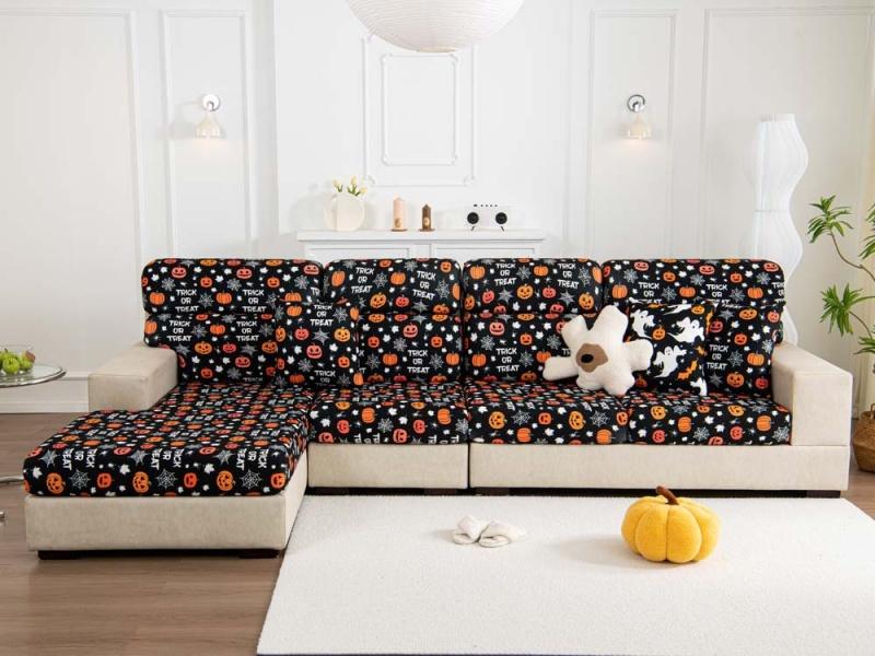 Product Introduction of Christmas Sofa Seat Cover Corner Couch Cushion Slipcover Combination Sofa Mattress L-shaped Chaise Lounge Covers 51