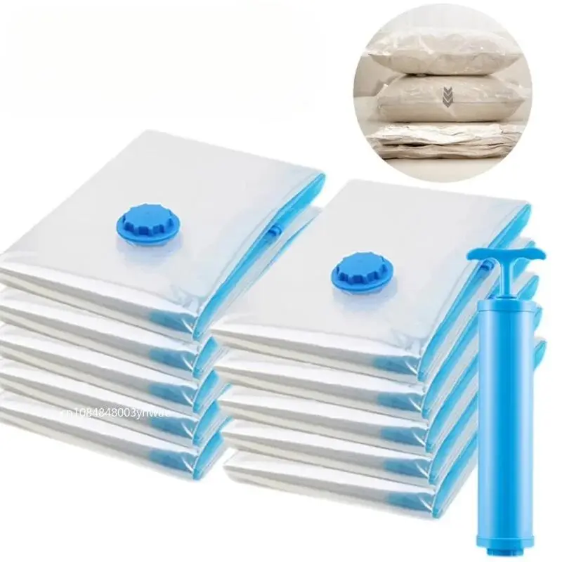 3/5PCS For Clothes,Bedding,Space Saving Bags Storage Vacuum Seal Packet,Folding Compressed Organizer Bag
