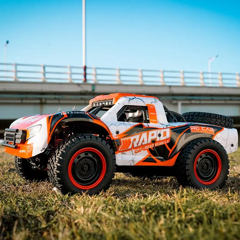 1:14 4WD Remote Control High Speed Car, Brushless Motor RC Car with LED Lights, Off Road Remote Control Car, Birthday Gift for Adults & Teens 5