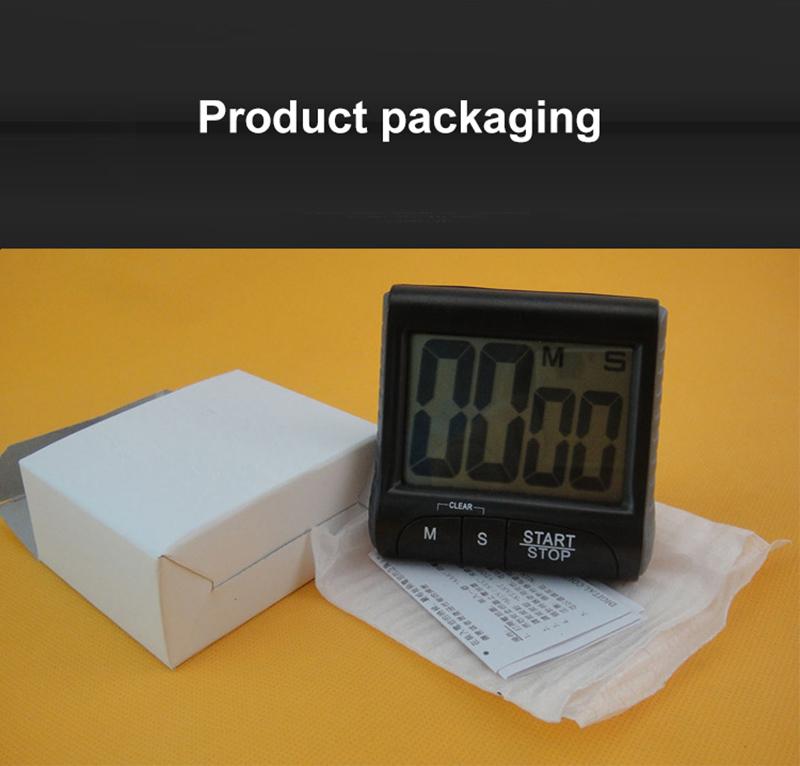 Product Introduction of Large Screen Display Electronic Timer Kitchen Cooking Reminder Alarm Clock with Magnetic Stand 27