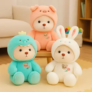 Mainan Boneka custom bear ukuran 35cm bahan halus berkualitas SNI Kualitas Import Asli Dolls