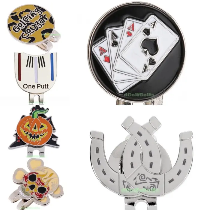 GOLF HAT CLIP BALL MARKER MAGNET 3