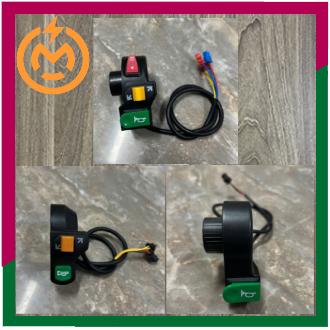 Cụm công tắc đèn, còi, xi nhan xe đạp điện dùng được cho hầu hết các loại xe