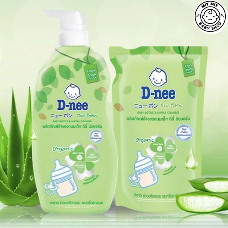 COMBO 2 Túi Nước rửa bình sữa Dnee Organic Thái Lan - An Toàn- Sạch Bình (DẠNG TÚI 600ml) 2
