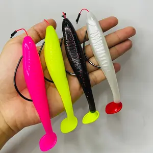 PADDLE POP 14CM 20GRAM PLUS WORM HOOK 7/0 KEVLAR 150LBS || UMPAN CASTING GABUS TOMAN