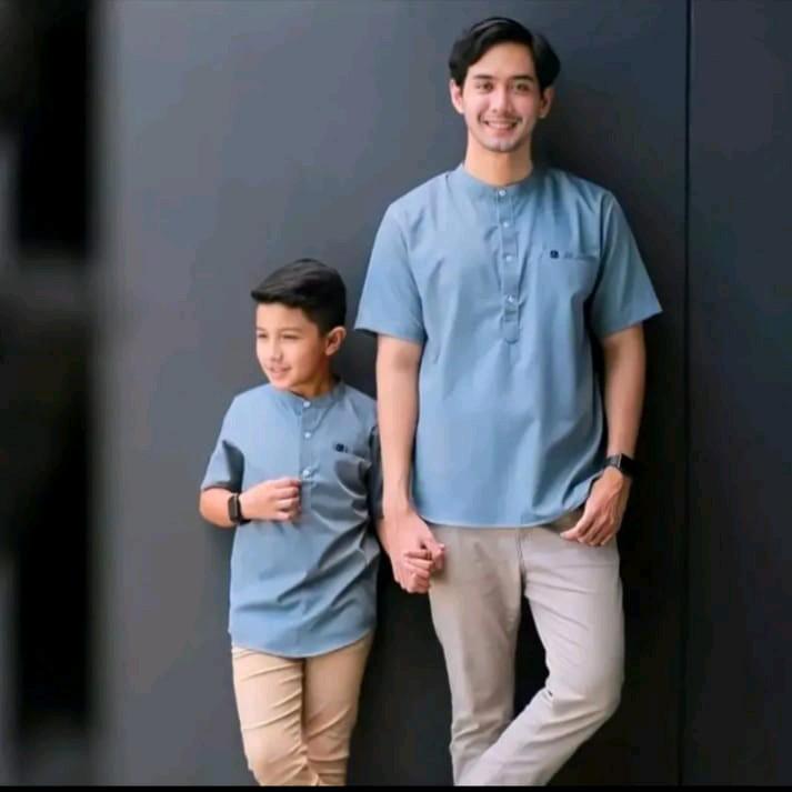 Baju koko lengan pendek couple ayah anak terbaru dan terlaris 3