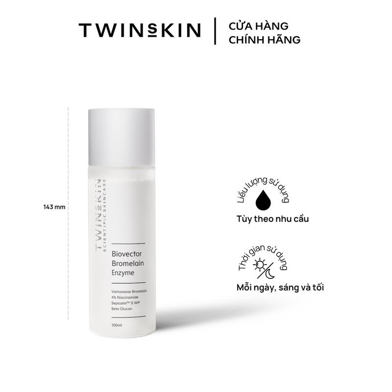 Nước dưỡng kích hoạt da TWINS SKIN Biovector Bromelain Enzyme