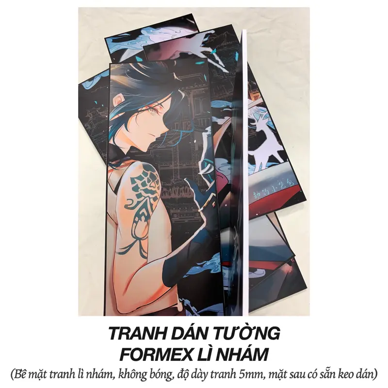 Tranh Dán Tường 'AOV - LIÊN QUÂN' Formex Tráng Gương - Decor Gaming - Liên Quân Mobile  - Bộ 3 4