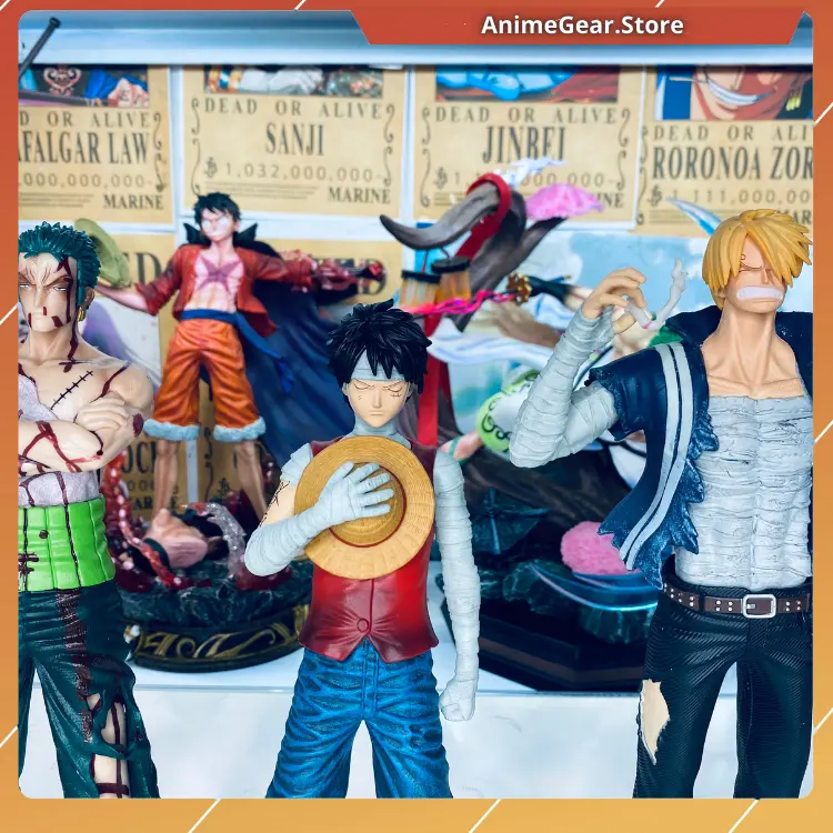 [Rẻ Vô Địch FreeShip] Mô Hình Luffy Zoro Sanji bị thương trước timeskip AnimeGear.Store Mô hình OnePiece giá rẻ Đồ Chơi Toy 1