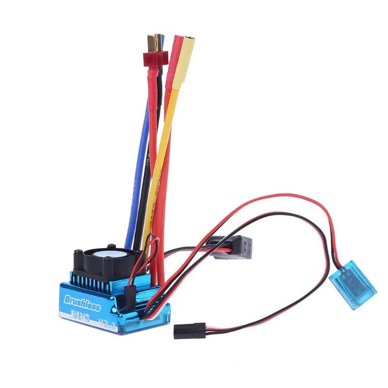 Product Introduction of Waterproof 45A 60A 80A 120A Brushless ESC Electric Speed Controller Dust-proof for 1/8 1/10 1/12 RC Car Crawler RC Boat Part 7