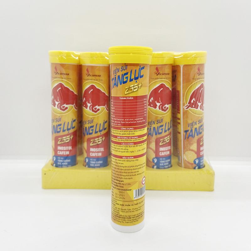 Product Introduction of Combo 3 Tuýp Viên Sủi Tăng Lực ZSS+ vitamin C B PP - Tuýp 20 viên 26