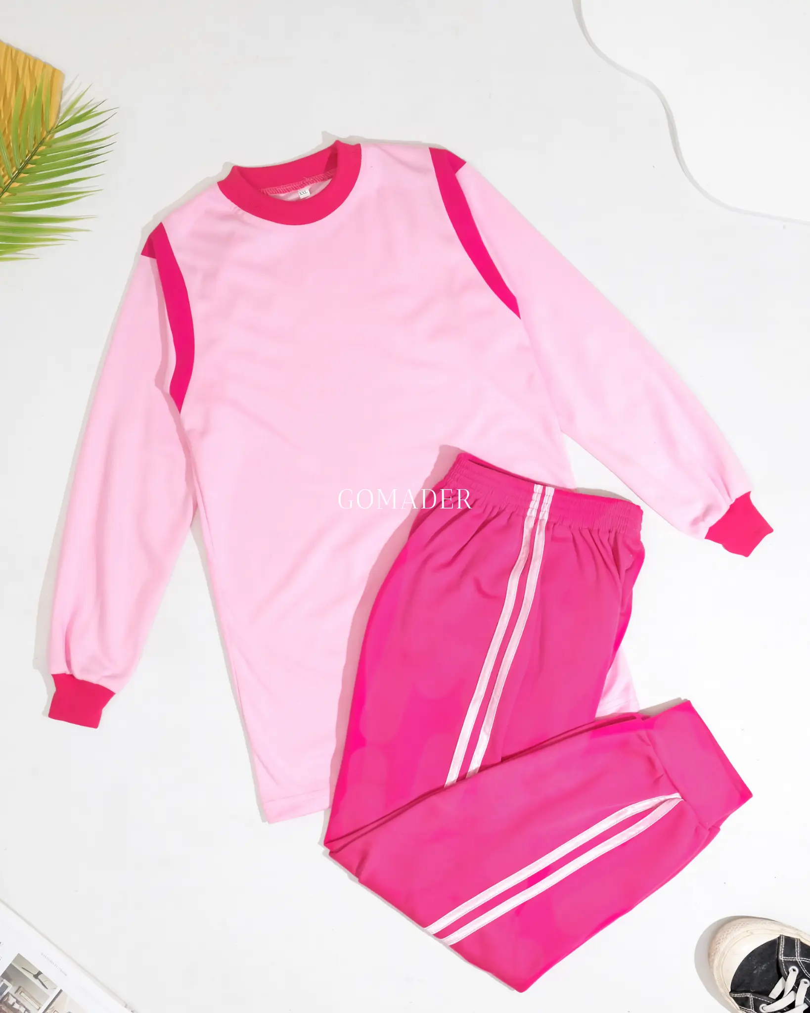 Gomader Setelan Baju Olahraga Sekolah Anak TK/SD Pink Pink 0 Pakaian