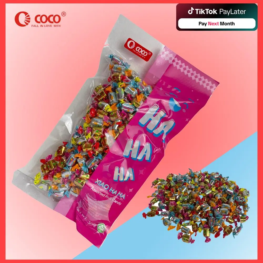 COCO XiaoHaHa Assorted Fruit Hard Candy 500g |Sharing Bag/Good For ...