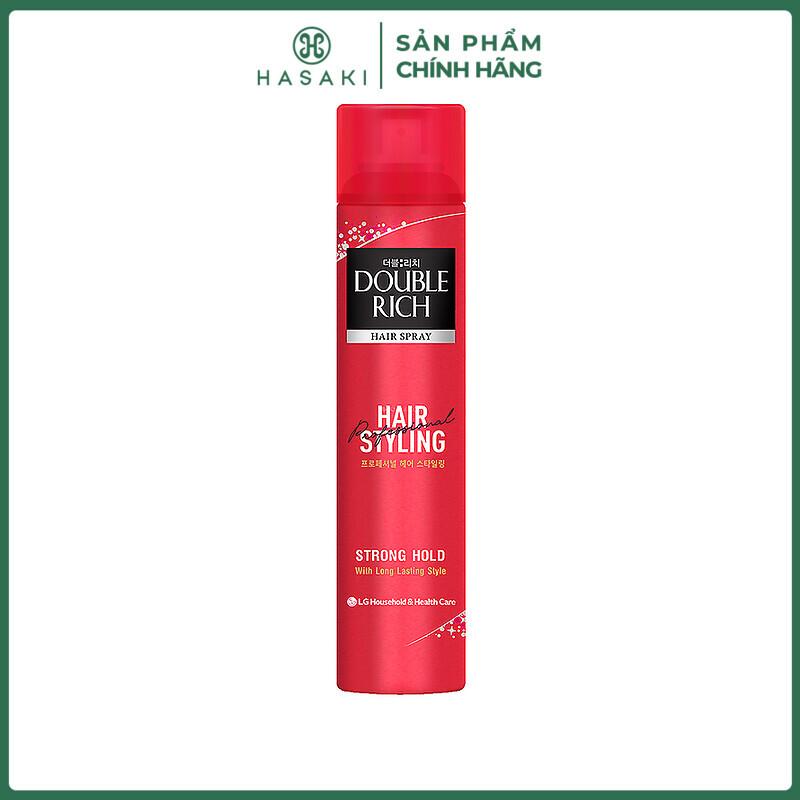 Gel Giữ Nếp Tóc Double Rich Dạng Xịt Giữ Tóc Cố Định 170ml | HASAKI BEAUTY