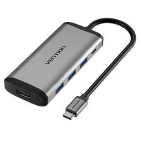 Gambar Vention USB-C 3.1 to HDMI USB-A-3.0-3P PD (CNBHB) - SILVER dari Java Computer Samarinda Kota Samarinda 1 Tokopedia