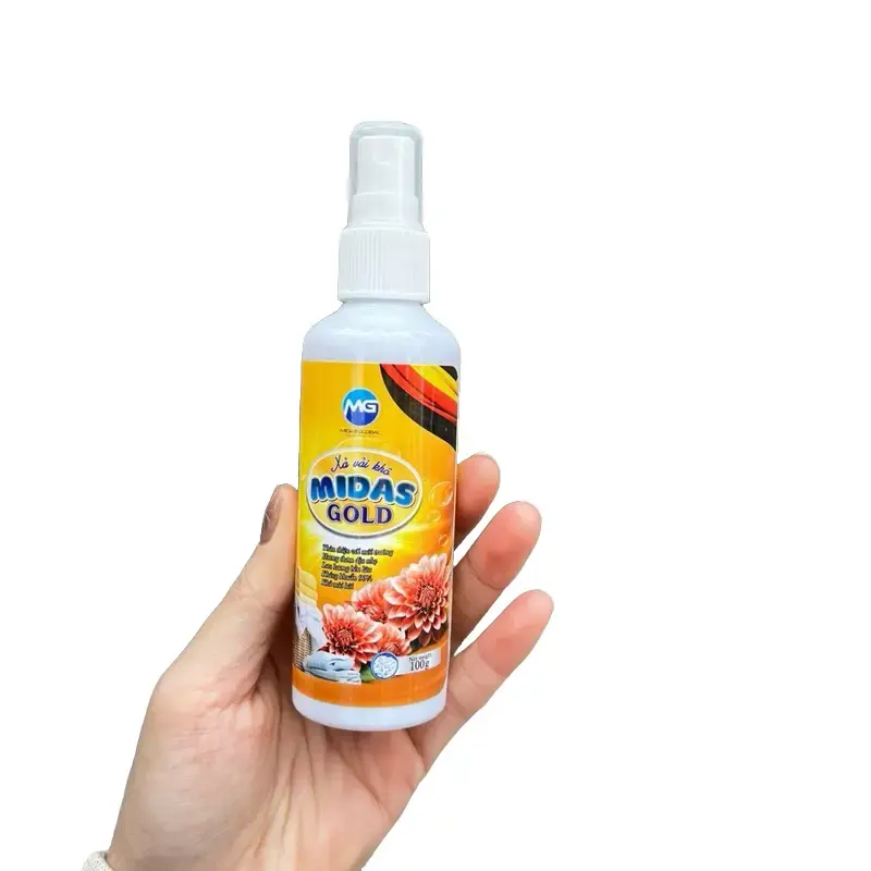 XẢ VẢI KHÔ MIDAS GOLD XỊT THƠM QUẦN ÁO HƯƠNG NƯỚC HOA