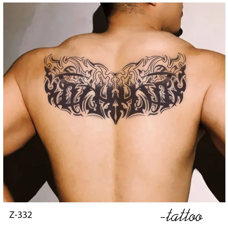 ZOAR Y45Stiker Tato Temporary Semi Permanen 【tampilan payudara besar】Tahan lama Tattoo menempel dekorasi seni untuk pria dan wanita 5