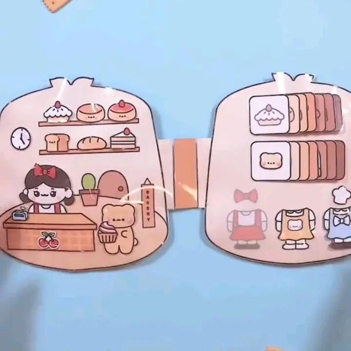 Bakery Mainan edukasi anak/ mainan Kertas / mainan viral Toys 1