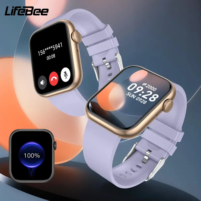 LIFEBEE Multifunctional Smart Watch, Fashion Digital Watch with Heart Rate Monitoring & Multiple Sports Modes, Waterproof Sports Watch for Women & Men, Stocking Fillers Gift 7