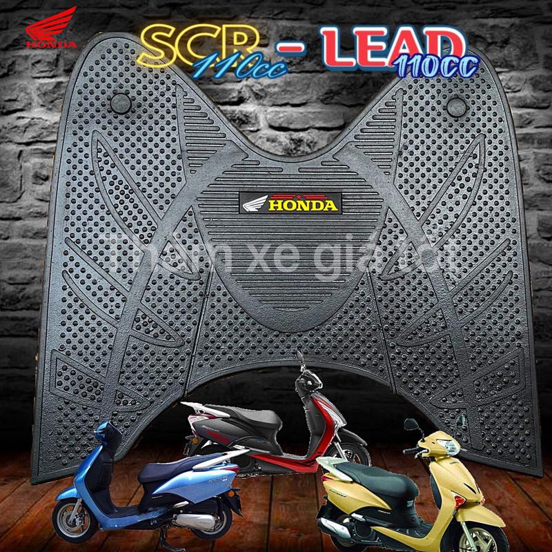 Thảm Cao Su lót sàn xe Honda SCR, Honda Lead 110, thảm xe SCR, lead 110 quả để chân  của xe lead