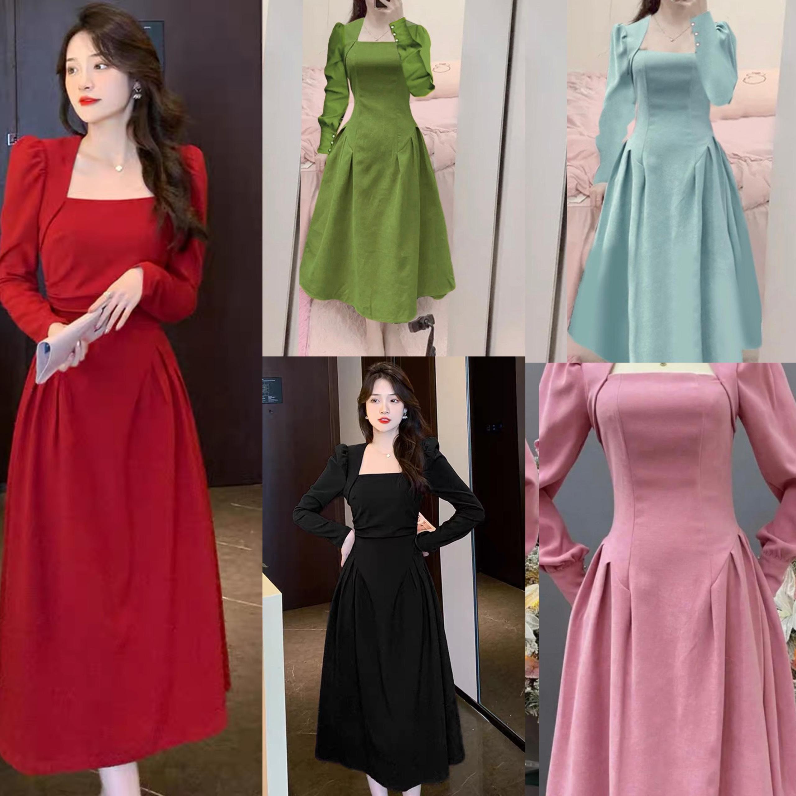 [Xả Kho] Thời Trang Bigsize Váy Dự Tiệc 50 - 100Kg Dễ Thương Nữ Cotton Women Dress Hồng - A.1074