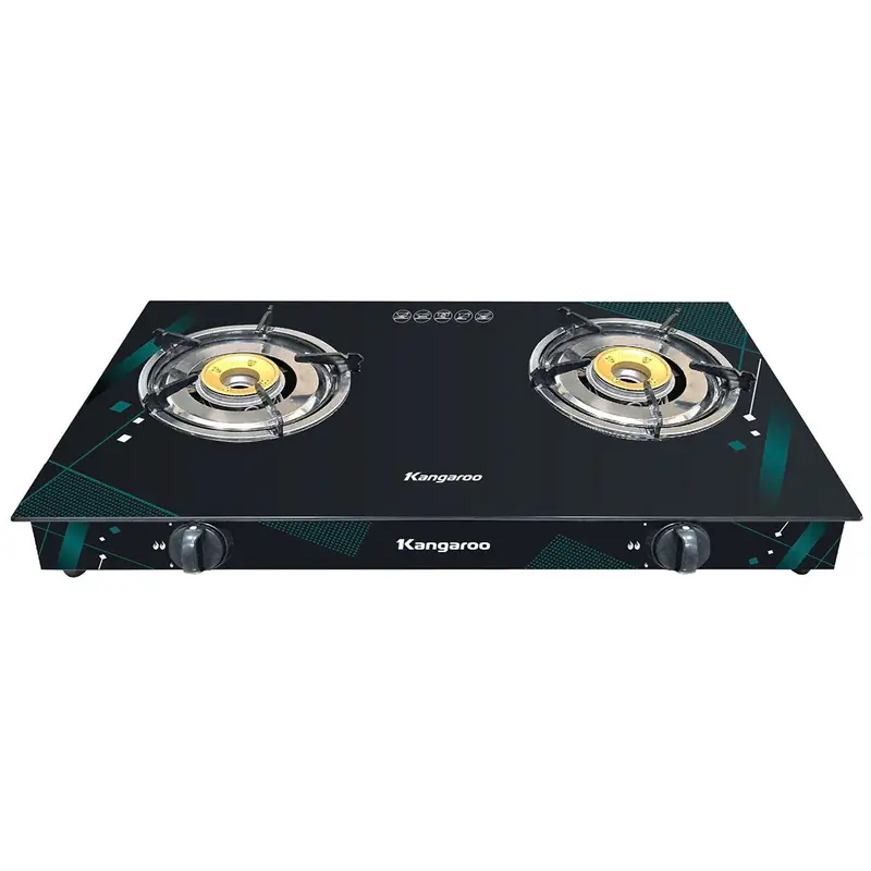[ L ] [DEAL SIÊU SỐC ] Bếp ga dương mặt kính Kangaroo KGGS69G2E đầu đốt ĐỒNG tiết kiệm Gas, kiềng bếp tháo rời dễ dàng. 1