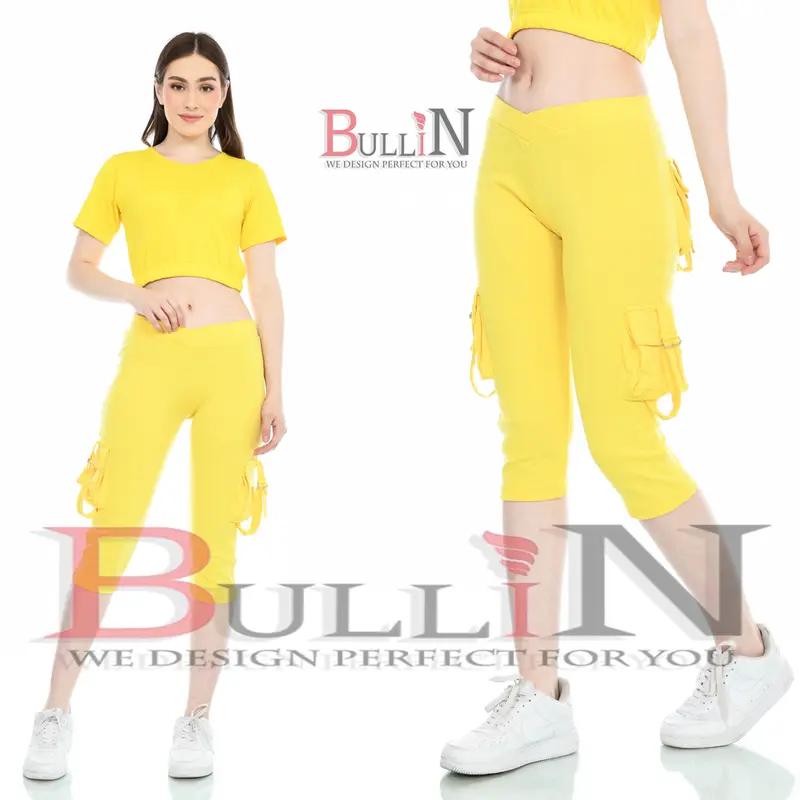 BULLIN Celana Senam Kantong Pendek Standar dan Jumbo / Celana Aerobic Pendek 5